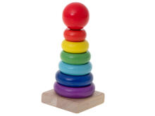 Bebe Basic Pyramid  Art.KX6215 Koka piramīda 15 cm