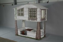 Plastiko Tree House Art.32052 Деревянный домик -кровать  с матрасом 200x90 cм