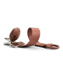 Elodie Details Pacifier Clip Wood Burned Clay
