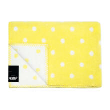 La bebe™ Lambswool 70х100 Art.36628 Yellow Baby blanket (New Zealand wool), 100x70 cm