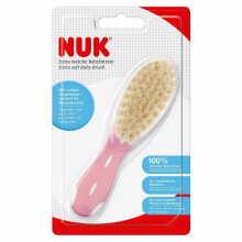 Nuk NP-0111 Art.1522 Babybrush with comb pink