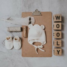 Wooly Organic Baby Hat Art.37764  Шапочка для малышей 100% органический хлопок