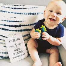 La bebe™ 12 Baby Monthly Cards Art. 37776, Perfect Gift for Newborn Photo Sessions