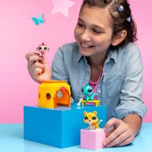 Littlest Pet Shop Art.39307  Tiki Jungle Set - 3 animals and accessories