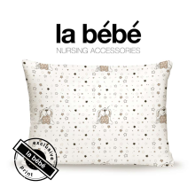 „La Bebe ™“ medvilnės menas. 39376 zuikių pagalvių užvalkalas 60x40 cm