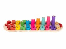 Ikonka Learn To Count Art.KX7200 Attīstoša koka rotaļlieta Cipari