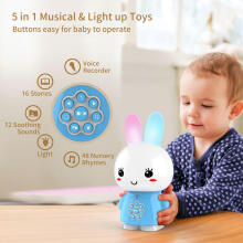 Alilo Smart Hare R1 Blue RU – Interactive Musical Developmental Toy for Children from 0+ with Russian Voice