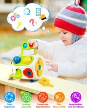 Vanmor Busy Cube for Toddlers Kids 10 in 1 Art.39963
