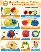 Vanmor Busy Cube for Toddlers Kids 10 in 1 Art.39963