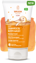 Weleda Art.7511 Dušas gēls un šampūns bērniem "Apelsīns" 150ml