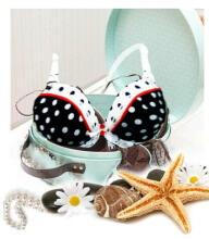La Bebe™ Boutique Lingerie Art.41811 Eco Pirms/Pēc dzemdības biksītes Collection Fancy Dots&Buttons