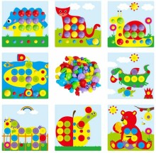 TLC Baby Puzzle Peg Art.T20073 Bērnu 3D mozaīkas puzle