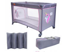 Baby Maxi M2 Basic Col. 645 Blue Bērnu manēža ceļojumu gulta