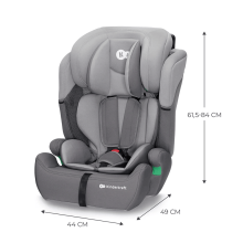 KinderKraft Comfort i-size 76-150cm Art.KCCOUP02GRY0000 Grey