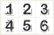 La bebe™ 12 Baby Monthly Cards Art. 44306, Perfect Gift for Newborn Photo Sessions