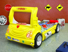 Plastiko Truck Art.46826  Детская стильная кровать-машина с матрасом 180x90cм