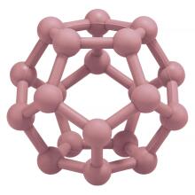 Baby Silicone Teether Sensory Grab Art.47009   Silikona zobu graužamrotaļlieta zīdaiņiem – sensorā bumba zobu graušanai, 8,5 x 10 cm
