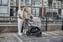 Emmaljunga Sento Max Urban Art.47480 Black Stroller with cradle