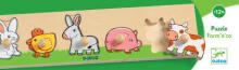 DJECO Wooden Puzzles  Farm'n'co DJ01116