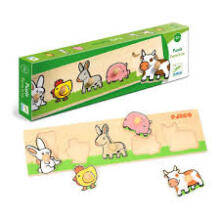 DJECO Wooden Puzzles  Farm'n'co DJ01116