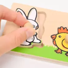 DJECO Wooden Puzzles  Farm'n'co DJ01116