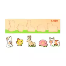 DJECO Wooden Puzzles  Farm'n'co DJ01116