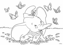 Lisciani Giochi Dumbo Art.74020 Divpusēja puzle-krāsojamā grāmata
