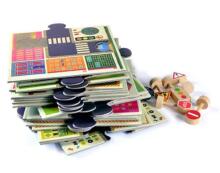 DJECO Art.DJ07161 Wooden Puzzles City