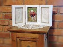 Art for baby Art.49835 Hand and Foot Print Brown