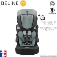 Nania Beline Mickey Star Stripes Car Seat (9- 36kg) 1/2/3 - Made in France