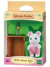 Sylvanian Art.5069SYL White Mouse Baby