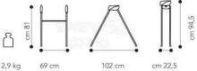 Brevi '16 Support frame for Bubble&Goccia Art. 566