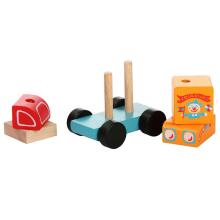 Cubika Art.LM-7 Circus Car Wooden Construction Set