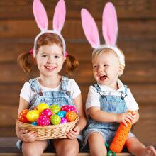 Home Company Rabbit Ear Art.53836 Carnival costume - bunny ears