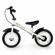Eco Toys Balance Bike Art.N2004-1 White  Детский велосипед - бегунок с металлической рамой и тормозом
