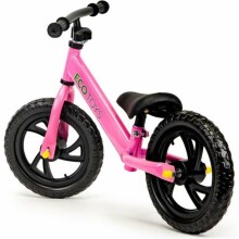 Eco Toys Balance Bike Art.JM-001 Pink Bērnu skrējritenis ar metālisko rāmi