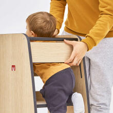 Wooden Learning Tower Art.55212 White Wood