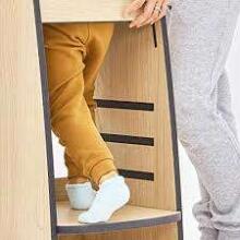 Wooden Learning Tower Art.55212 White Wood