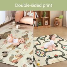 Foldable Baby Play Mat 180 × 150 cm – Double-Sided, Waterproof, Non-Slip XPE Crawling Mat with Foldable Sides & Carry Bag