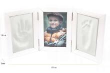 Art for baby Art.55572 Hand and Foot Print White
