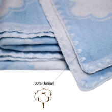 UR Kids Blanket Cotton Art.56962  Sheep Light Blue