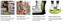 Gym&Fit Seat Balance Cushion Art.57363 Massage Pilllow