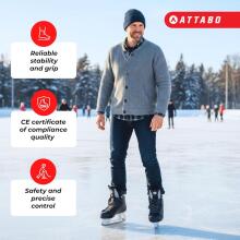 Attabo Men's Hockey Ice Art.57461 Ice Skates