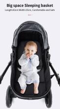 Kids Buggy 3 in 1 Art.X1 Black