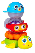 Smily Play Happy Happy Pyramid Art.SP83645 Набор игрушек для купания, многоцветный, 3 шт.