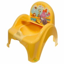 TegaBaby Safari Art.SF-010-124 Bērnu podiņš-krēsliņš ar izņemamo trauciņu yellow