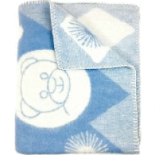 Art. 1795 Natural Merino wool baby quilt 70x90cm