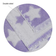 UR Kids Blanket Cotton Art.60142 Stars Violet