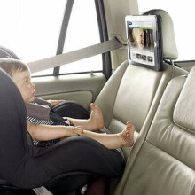 Jane Tablet + Safety Mirror Art.030603C01 Black  Зеркало для наблюдения за ребенком в машине