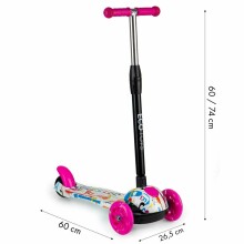 Eco Toys Scooter Art.BW-211 Pink Bērnu skūteris augstāka kvalitāte